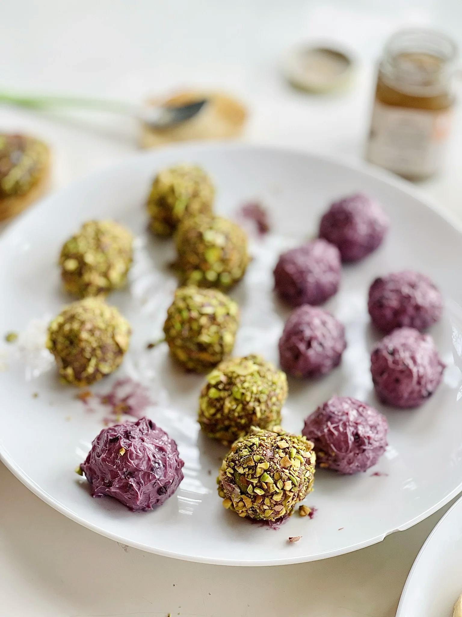 Picture for Marionberry-Blueberry Goat Cheese Balls