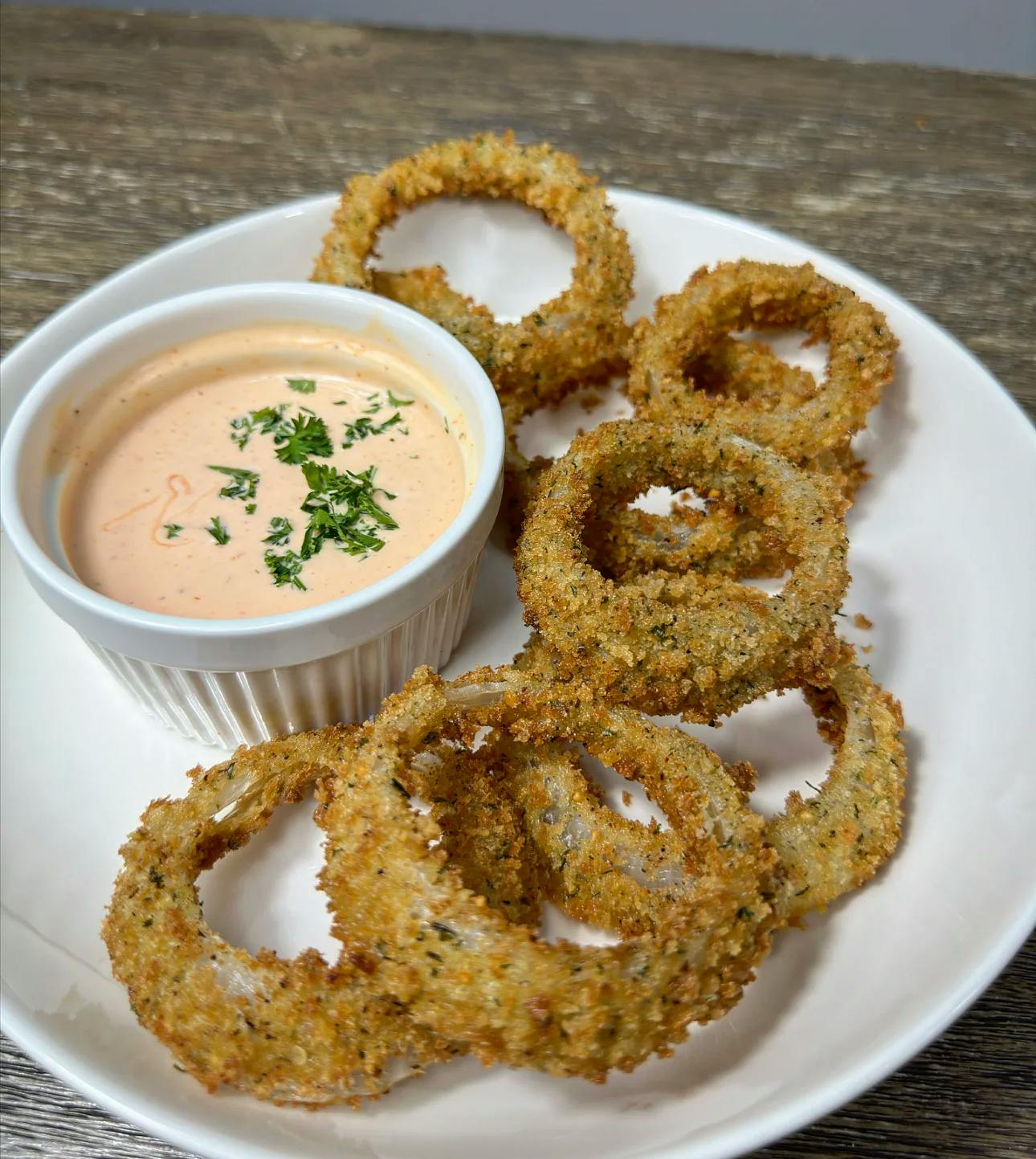 Picture of Homemade Appetizer Style Onion Rings