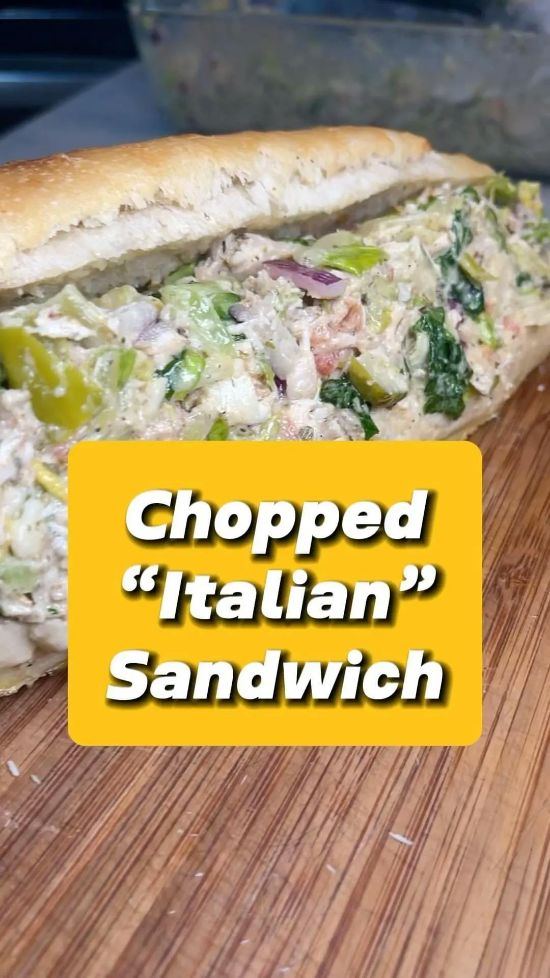 Picture for QUICK AND EASY DINNER — CHOPPED ITALIAN SANDWICH