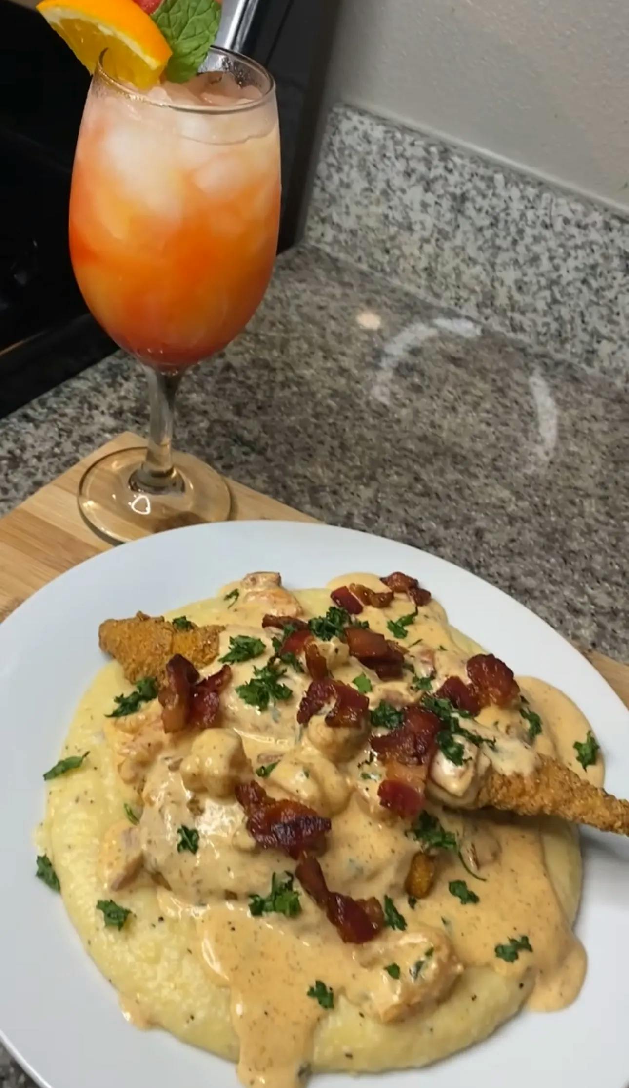 Picture for Fried Catfish and Cheddar-Gouda Grits