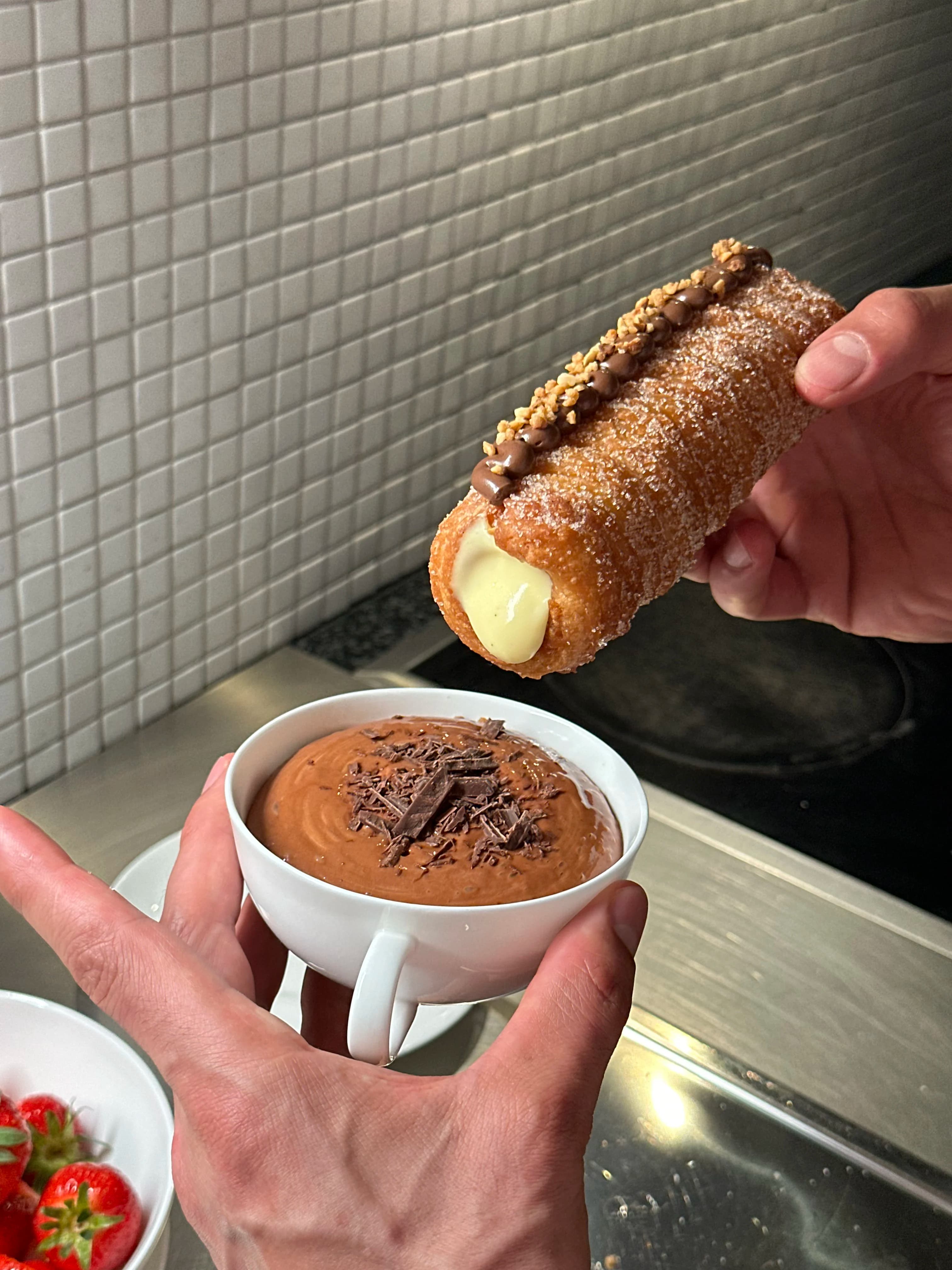 Picture for Churro Cannoli-style Dessert